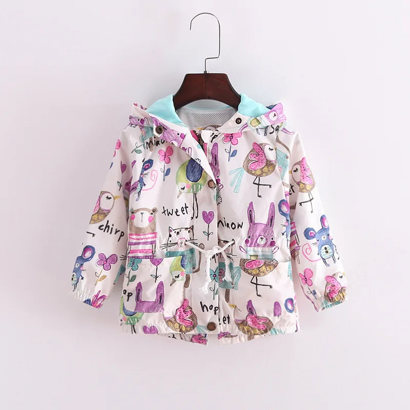 1-5T Baby Girls Jackets Hooded Windproof Kid's Clothing Covered with Graffiti Girls Coats 2018 Autumn Children Outerwear & Coats
1-5T Baby Girls Jackets Hooded Windproof Kid's Clothing Covered with Graffiti Girls Coats 2018 Autumn Children Outerwear & Coats