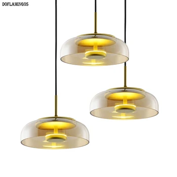 Modern aluminum Art living room light luxury lamps simple personality designer LED restaurant study bedroom glass chandelier
Modern aluminum Art living room light luxury lamps simple personality designer LED restaurant study bedroom glass chandelier