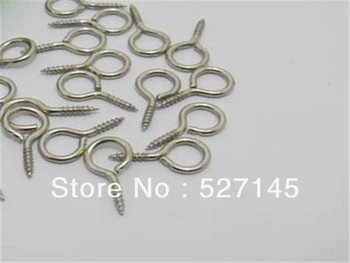 Free Shipping 500Pcs/Lot Nickel Plated Screw Eye Bails for Top Drilled Findings 18x9.5mm Jewelry Findings
Free Shipping 500Pcs/Lot Nickel Plated Screw Eye Bails for Top Drilled Findings 18x9.5mm Jewelry Findings