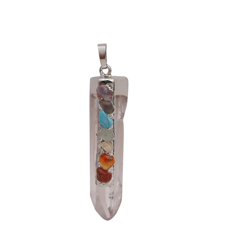 Assorted Bullet Reiki Chakra Healing Crystal Pendant Handmade 7 Chakra Natural Stone Pendant Quartz for Diy Necklace
Assorted Bullet Reiki Chakra Healing Crystal Pendant Handmade 7 Chakra Natural Stone Pendant Quartz for Diy Necklace
