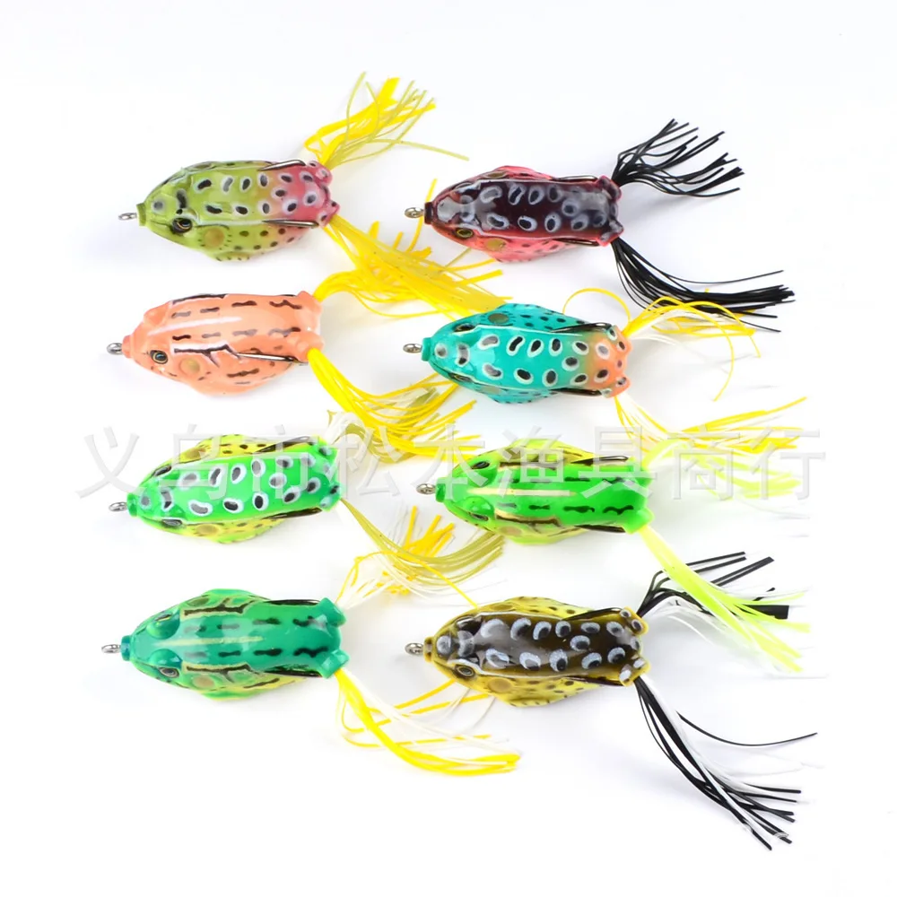 8pcs/lot Frog Bait Fishing lures Tackle Lifelike Soft Rubber Ray frog 60mm 13.5g Top-water Enticement Silicone Lure Carp Wobbler
8pcs/lot Frog Bait Fishing lures Tackle Lifelike Soft Rubber Ray frog 60mm 13.5g Top-water Enticement Silicone Lure Carp Wobbler