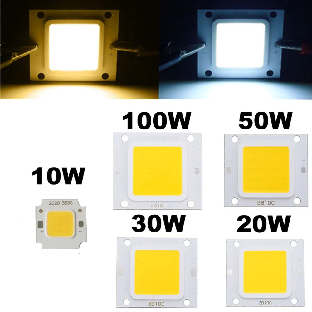 10W 20W 30W 50W 100W LED Panel Chip Hight Power Cold White/Warm White LED Bulbs COB SMD for Spotlight
10W 20W 30W 50W 100W LED Panel Chip Hight Power Cold White/Warm White LED Bulbs COB SMD for Spotlight