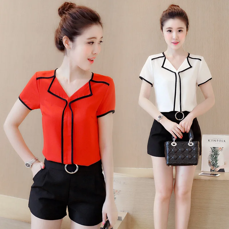 Women Vintage Shirt 2018 Spring New Blouses Casual Short Sleeve Turn-down Collar Top Women Button Shirts Womens Tops and Blouses
Women Vintage Shirt 2018 Spring New Blouses Casual Short Sleeve Turn-down Collar Top Women Button Shirts Womens Tops and Blouses