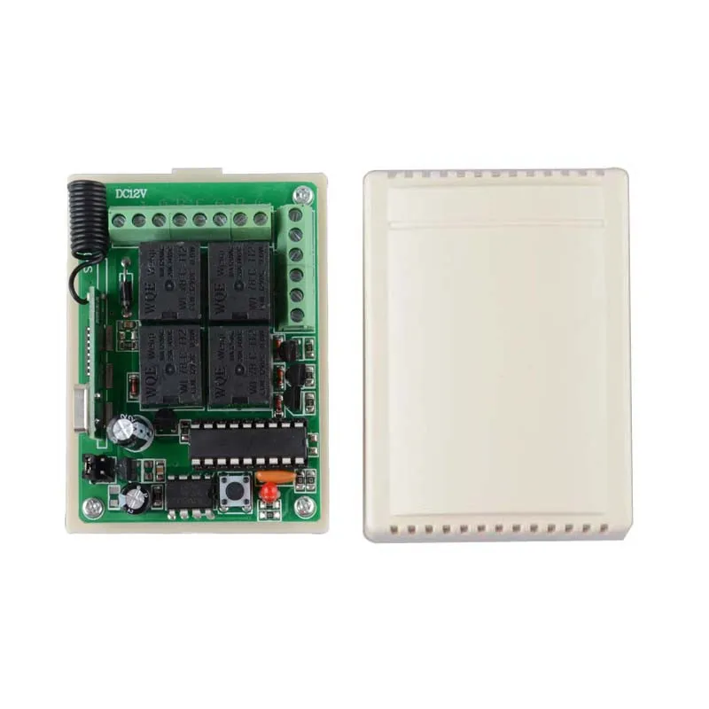DC 12V 10A 4CH Wireless Lighting Remote Control Switch Learning Code Without Transmitter For Professional
DC 12V 10A 4CH Wireless Lighting Remote Control Switch Learning Code Without Transmitter For Professional