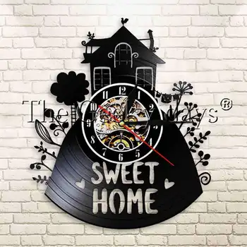 1Piece Sweet Home Decorative Quartz Wall Clock Family Cute House Decorative Vinyl Record Wall Clock For New Family Gift Idea
1Piece Sweet Home Decorative Quartz Wall Clock Family Cute House Decorative Vinyl Record Wall Clock For New Family Gift Idea