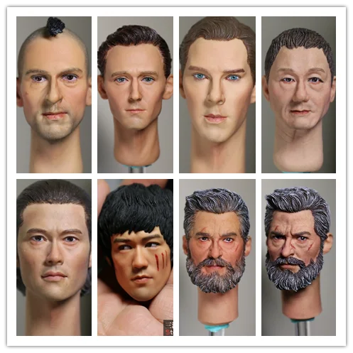 KUMIK Hand Made Head Sculpt16 Tom Curise/ Loki / Shylock / Bruce Li / T1000 / Wolverine Head Sculpt for 12" Action Figure DIY
KUMIK Hand Made Head Sculpt16 Tom Curise/ Loki / Shylock / Bruce Li / T1000 / Wolverine Head Sculpt for 12" Action Figure DIY