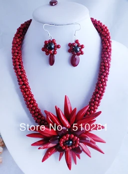 free shipping !!! Z-053 Hotsale African Wedding Red Coral Beads Shell Jewelry Set
free shipping !!! Z-053 Hotsale African Wedding Red Coral Beads Shell Jewelry Set