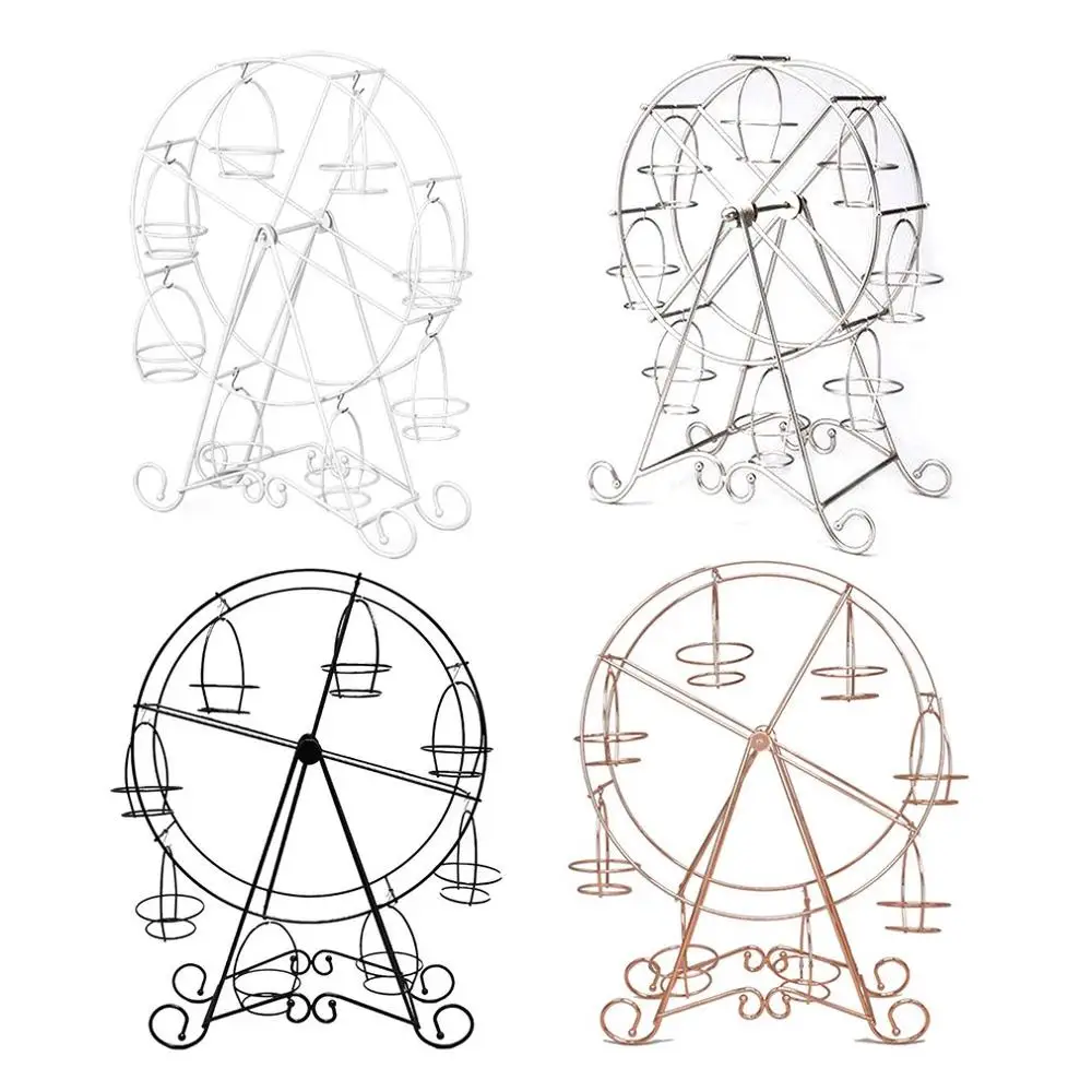 Stainless Steel Party Rotatable Pastry Cupcake Holder 8 Cups Supplies Cake Stand Ferris Wheel Kitchen Home
Stainless Steel Party Rotatable Pastry Cupcake Holder 8 Cups Supplies Cake Stand Ferris Wheel Kitchen Home