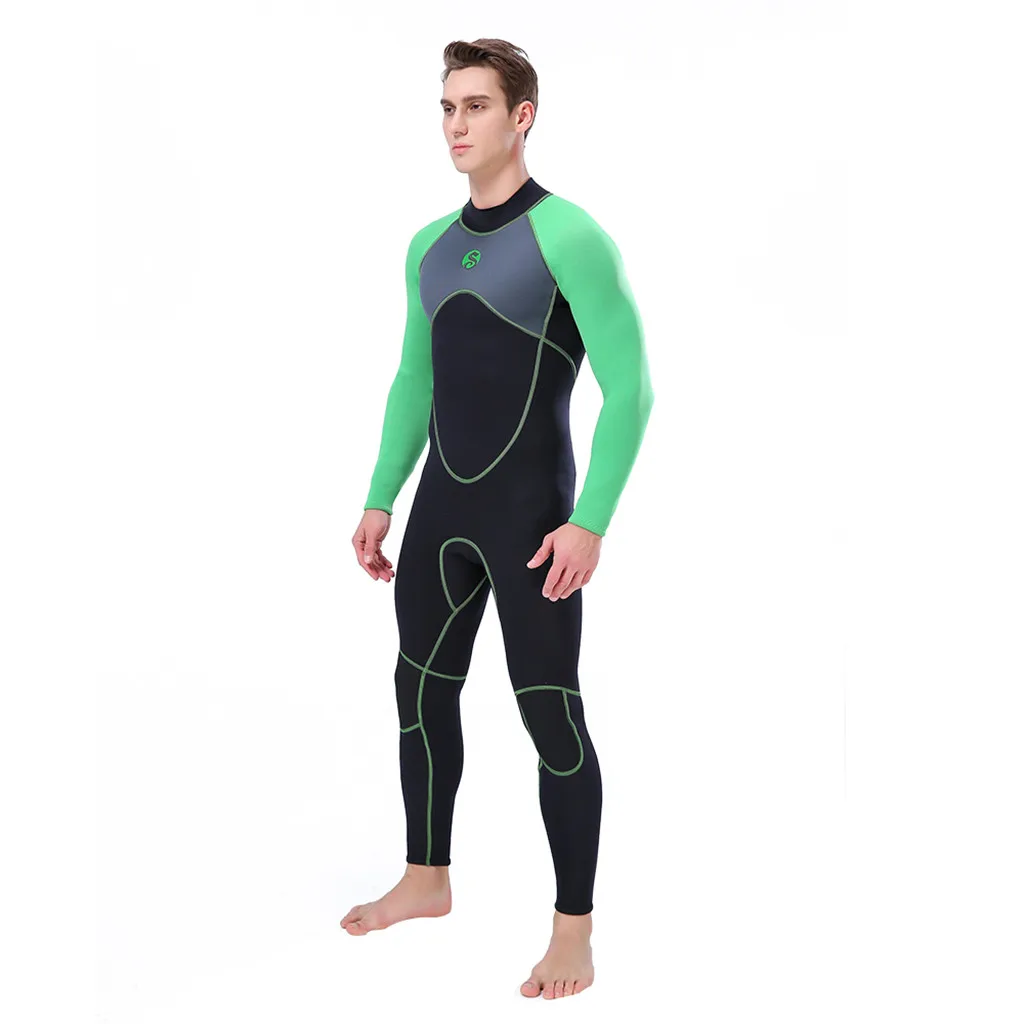 MEN WetSuit 3MM Full Body suit Super stretch Diving Suit Swim Surf Snorkeling Black Blue Green Gray Outdoor Fitness One Piece
MEN WetSuit 3MM Full Body suit Super stretch Diving Suit Swim Surf Snorkeling Black Blue Green Gray Outdoor Fitness One Piece