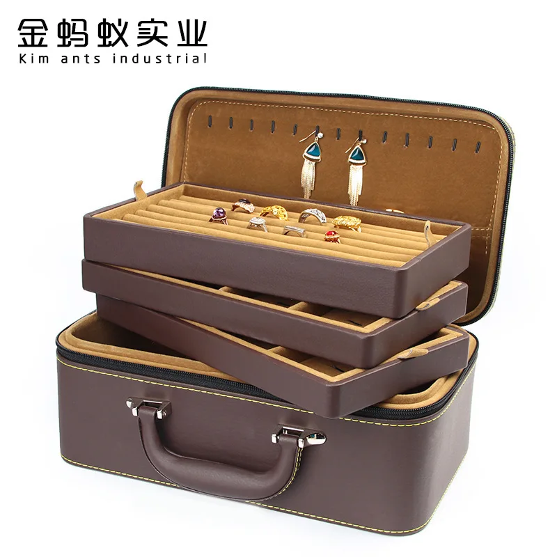 2019 Caixa Organizadora Free Shipping High-grade Multi-functional Portable Professional Multi-layer Separable Jewelry Boxes
2019 Caixa Organizadora Free Shipping High-grade Multi-functional Portable Professional Multi-layer Separable Jewelry Boxes