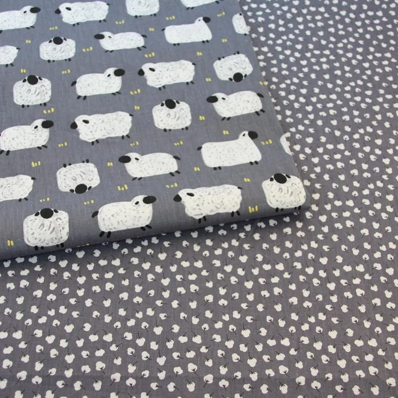 100% cotton twill cloth dark gray cartoon white sheep small cotton fabrics for DIY crib bedding cushions apparel quilting decor
100% cotton twill cloth dark gray cartoon white sheep small cotton fabrics for DIY crib bedding cushions apparel quilting decor