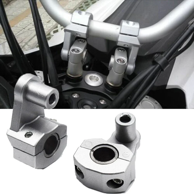 2pcs 7/8" 22mm Motorcycle CNC Aluminum HandleBar Handle Bar Mount Clamps Riser 
2pcs 7/8" 22mm Motorcycle CNC Aluminum HandleBar Handle Bar Mount Clamps Riser