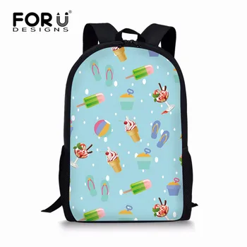FORUDESIGNS Summer Ice Cream 3D Printing Backpack for Teenagers Mochila Escolar Feminina Casual Girls School Bags Knapsack Bags
FORUDESIGNS Summer Ice Cream 3D Printing Backpack for Teenagers Mochila Escolar Feminina Casual Girls School Bags Knapsack Bags