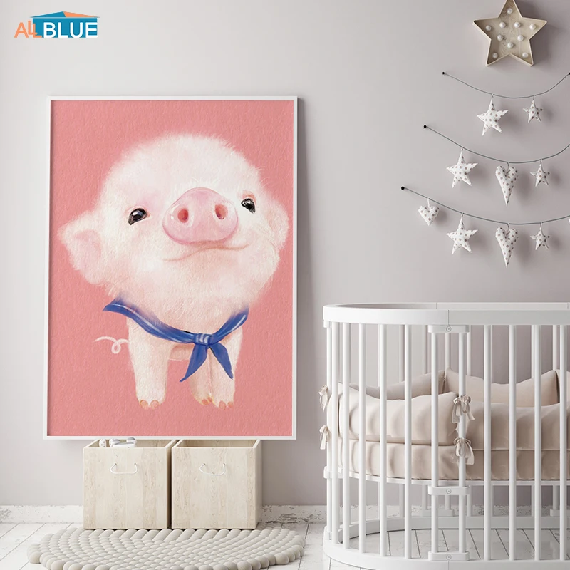 Cute Animal Canvas Print Poster Nordic Kids Wall Art Canvas Painting For Bear Pig Decoration Pictures For Baby Nursery Room
Cute Animal Canvas Print Poster Nordic Kids Wall Art Canvas Painting For Bear Pig Decoration Pictures For Baby Nursery Room