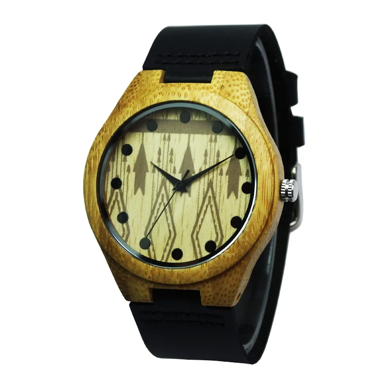 Bamboo Wooden Watches For Man's Best Enfriendly Environment Gift Handmade With High Janpenese Movement
Bamboo Wooden Watches For Man's Best Enfriendly Environment Gift Handmade With High Janpenese Movement