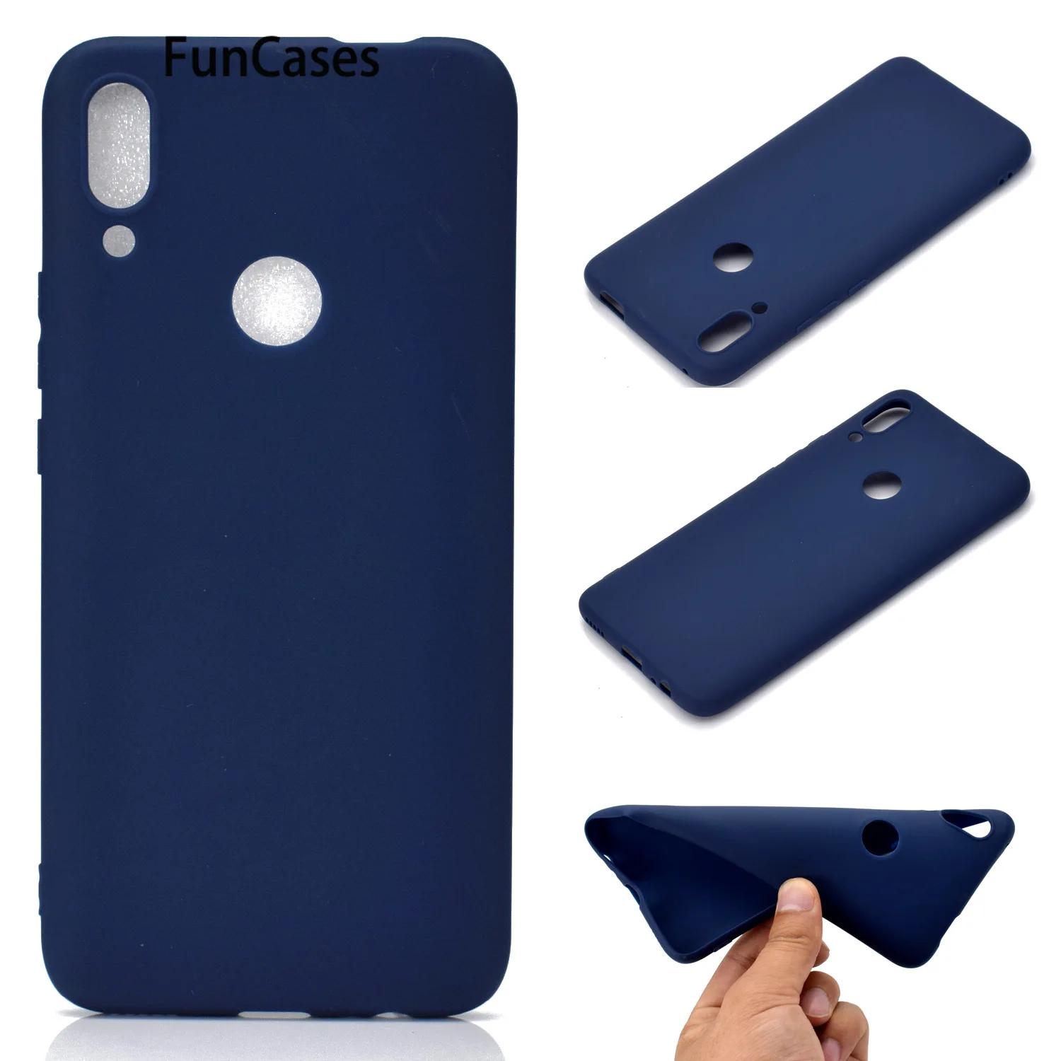 Чехол s для funda huawei P Smart Z матовый чехол-кобура с зажимами мягкий чехол из ТПУ Capinhas