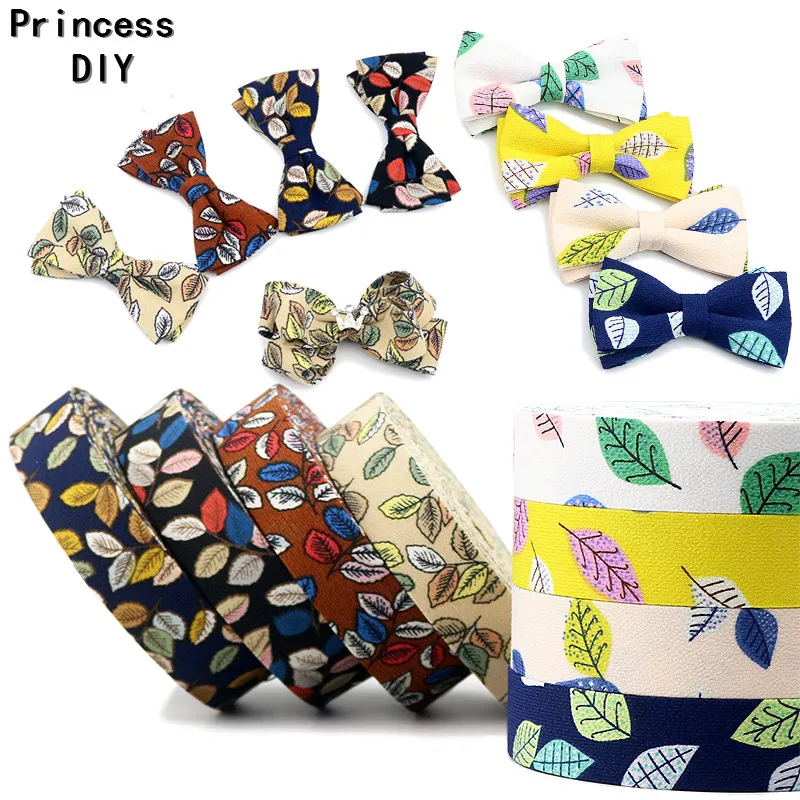 5Meter/L 10 25mm 40mm Spring Summer Printed Chiffon Leaf Ribbon Fabric Cloth Layering DIY Bows Handmade Craft Decorated Material
5Meter/L 10 25mm 40mm Spring Summer Printed Chiffon Leaf Ribbon Fabric Cloth Layering DIY Bows Handmade Craft Decorated Material