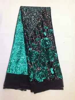 Latest green color African French net Lace Fabric with sequins,High Quality African nigerian wedding Tulle Lace Fabric 5yards
Latest green color African French net Lace Fabric with sequins,High Quality African nigerian wedding Tulle Lace Fabric 5yards