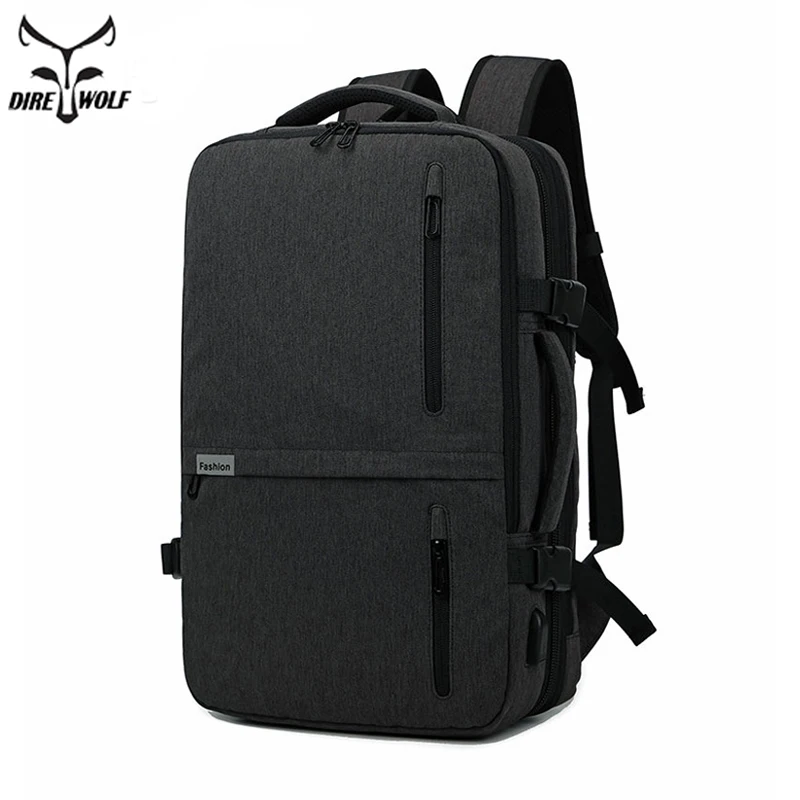 Фото DIREWOLF 15.6'' Laptop Backpacks Large Capacity Smart Anti Theft Business Men Backpack Teenager Boys Travel School Bag | Багаж и