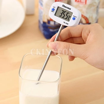 200Pcs/Lot Kitchen Tool Instant Digital LCD BBQ Meat Chocolate Oven Cooking Probe Food Thermometer (Color: White)
200Pcs/Lot Kitchen Tool Instant Digital LCD BBQ Meat Chocolate Oven Cooking Probe Food Thermometer (Color: White)