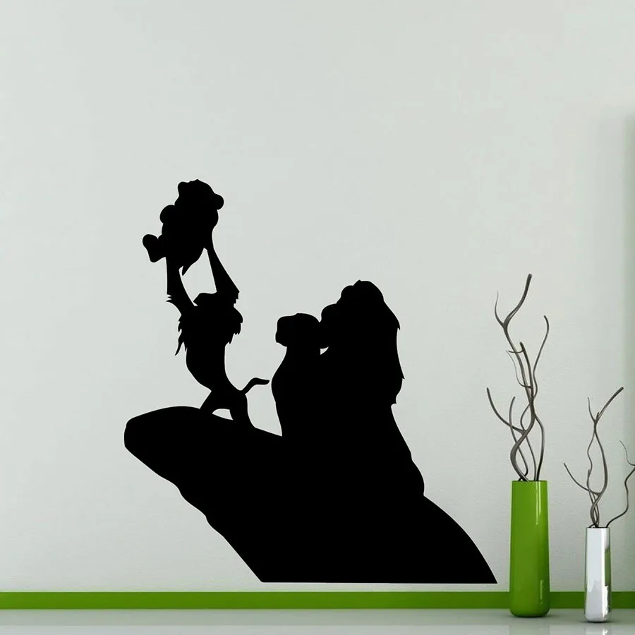 Lion King Silhouette Wall Sticker Cartoon Vinyl Decal Home Nursery Kids Room Interior Decoration Waterproof Art Mural S421
Lion King Silhouette Wall Sticker Cartoon Vinyl Decal Home Nursery Kids Room Interior Decoration Waterproof Art Mural S421