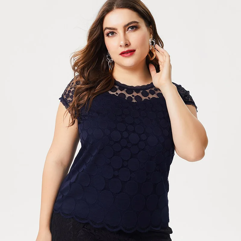 2019 summer new plus size women's clothing Lace Ladies Slim Short-sleeved T-shirt Fashion Ladies Solid Color shirt Tops
2019 summer new plus size women's clothing Lace Ladies Slim Short-sleeved T-shirt Fashion Ladies Solid Color shirt Tops