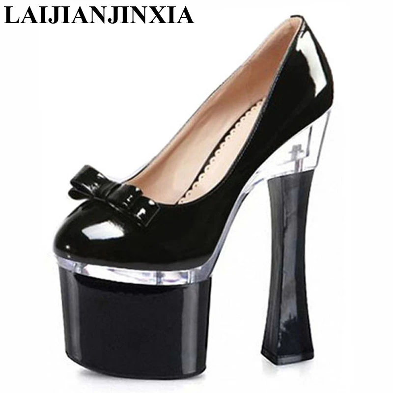 LAIJIANJINXIA New Spring Sexy Women 18cm High Heels Pole Dancing Pumps Platform Shoes Night Club Wedding Party Dress Dance Shoes
LAIJIANJINXIA New Spring Sexy Women 18cm High Heels Pole Dancing Pumps Platform Shoes Night Club Wedding Party Dress Dance Shoes
