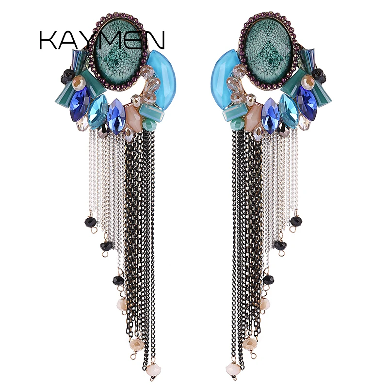 New Unique Design Handmade Statement Crystal Tassels Earrings For Women Wedding Party Jewelry Drop Dangle Earrings EA-04194
New Unique Design Handmade Statement Crystal Tassels Earrings For Women Wedding Party Jewelry Drop Dangle Earrings EA-04194