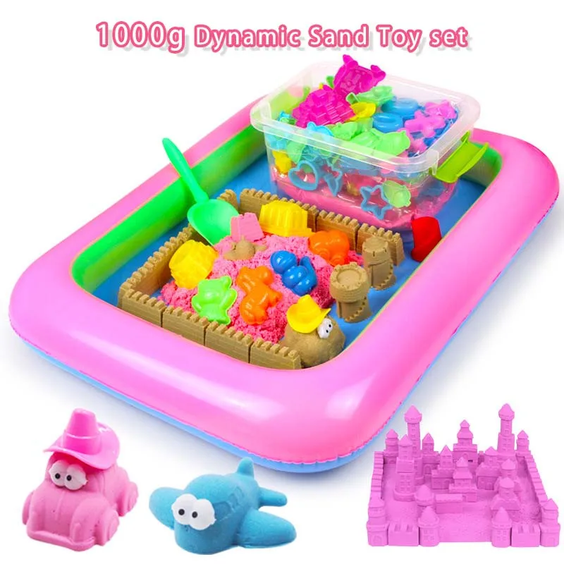 1000g Dynamic Sand Toy set Clay Educational Colored Soft Magic Sand Space Indoor Arena Play Sand Kids Toys for Children gift
1000g Dynamic Sand Toy set Clay Educational Colored Soft Magic Sand Space Indoor Arena Play Sand Kids Toys for Children gift
