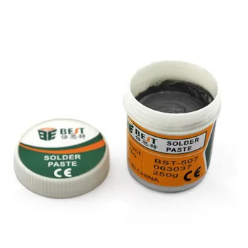 250g Solder Tin Paste Lead Soldering Fluxes Grease Cream Soldering Aid Accessories for BGA SMD PGA PCB Rework Reballing Station
250g Solder Tin Paste Lead Soldering Fluxes Grease Cream Soldering Aid Accessories for BGA SMD PGA PCB Rework Reballing Station