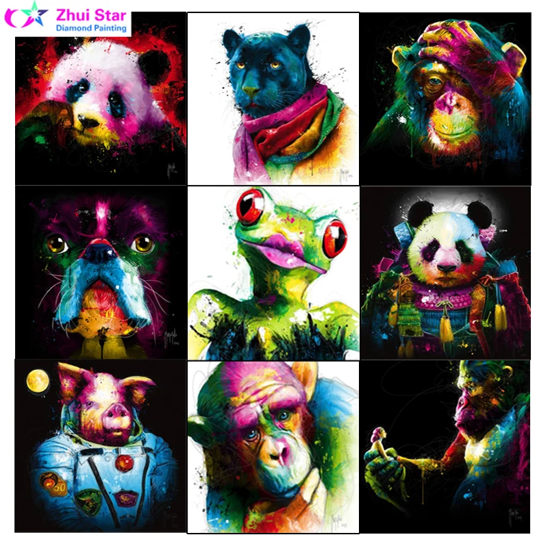 Zhui Star Full diamond painting 5D DIY Cross Stitch Animal Panda Orangutan Pictures Round Rhinestones Diamond Embroidery Decor
Zhui Star Full diamond painting 5D DIY Cross Stitch Animal Panda Orangutan Pictures Round Rhinestones Diamond Embroidery Decor