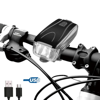 USB Rechargeable Handlebar Cycling Lamp 4 Modes Bike Light Waterproof Front LED Bike Head Light with Bracket
USB Rechargeable Handlebar Cycling Lamp 4 Modes Bike Light Waterproof Front LED Bike Head Light with Bracket