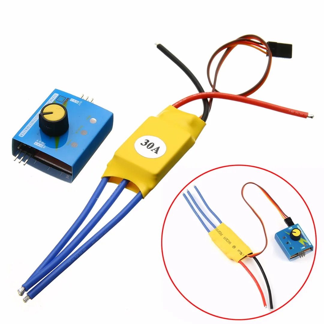 30A 12V DC 3-phase Brushless Motor Speed Controller High-Power Regulator PWM Control