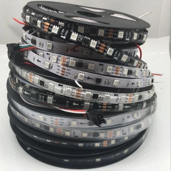 WS2811 led strip 5m 30/60 leds/m, WS2811 IC/meter,DC12V White/Black PCB, 2811 led strip Addressable Digital
WS2811 led strip 5m 30/60 leds/m, WS2811 IC/meter,DC12V White/Black PCB, 2811 led strip Addressable Digital