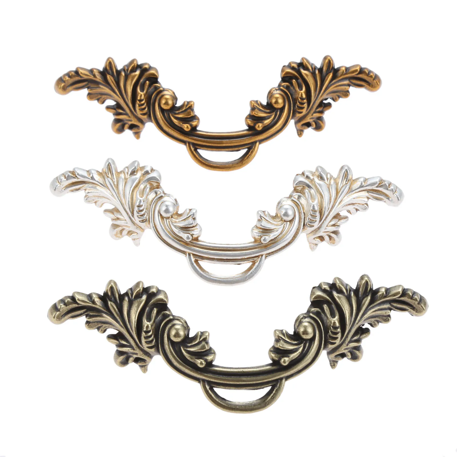 DRELD 64mm Antique Furniture Handle Alloy Cabinets Handle and Knobs Door Drawer Wardrobe Cupboard Dresser Kitchen Handle Pull
DRELD 64mm Antique Furniture Handle Alloy Cabinets Handle and Knobs Door Drawer Wardrobe Cupboard Dresser Kitchen Handle Pull