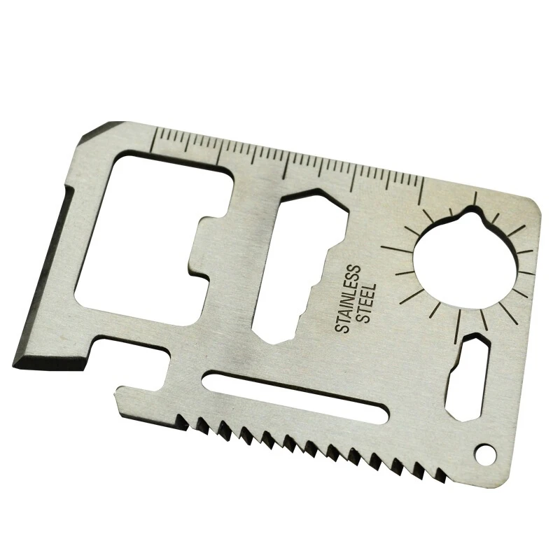 Multi Tools 11 in 1 Multifunction Outdoor Hunting Camping Survival Pocket Military Credit Card Knife Silver
Multi Tools 11 in 1 Multifunction Outdoor Hunting Camping Survival Pocket Military Credit Card Knife Silver