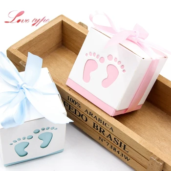 Cute Candy Box Baby Foot Blue&Pink Paper Gift Boxes Decoration For Kids Birthday Party DIY Baby Shower Supplies
Cute Candy Box Baby Foot Blue&Pink Paper Gift Boxes Decoration For Kids Birthday Party DIY Baby Shower Supplies