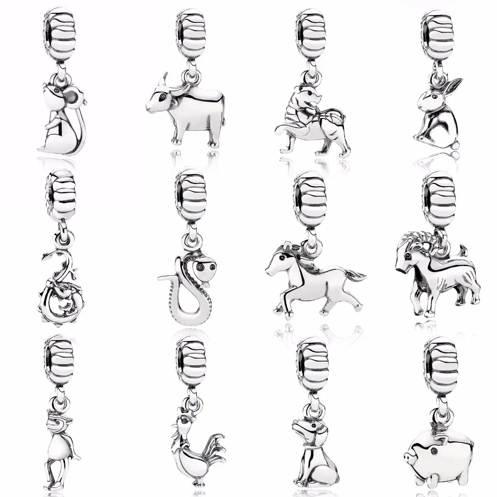 2018 new Chinese Zodiac dog pig dragon animal Bead Fit Women Pandora CHARM original Bracelet & Bangle DIY P031
2018 new Chinese Zodiac dog pig dragon animal Bead Fit Women Pandora CHARM original Bracelet & Bangle DIY P031