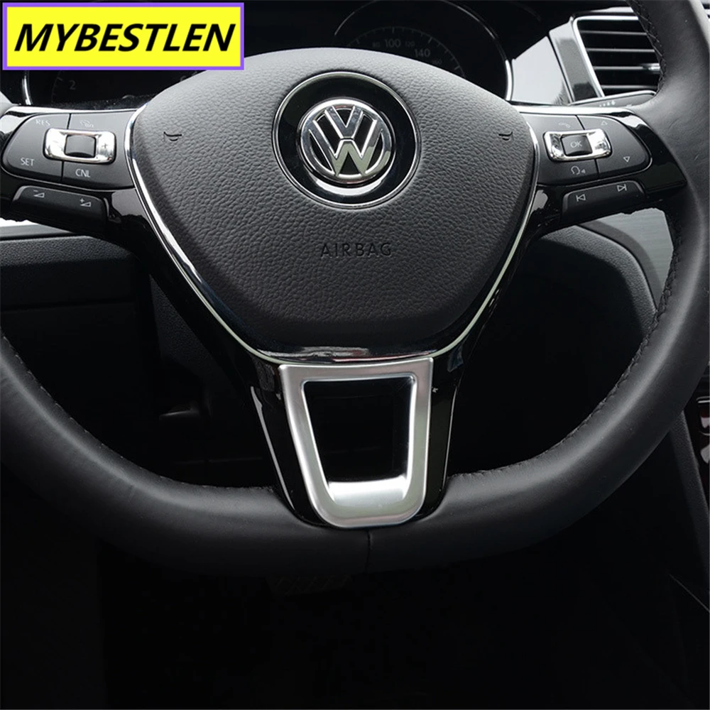 New ABS Car steering wheel interior sticker for VW Volkswagen Golf 7 POLO Santana Jetta Bora Sagitar Lavida Car Syling
New ABS Car steering wheel interior sticker for VW Volkswagen Golf 7 POLO Santana Jetta Bora Sagitar Lavida Car Syling