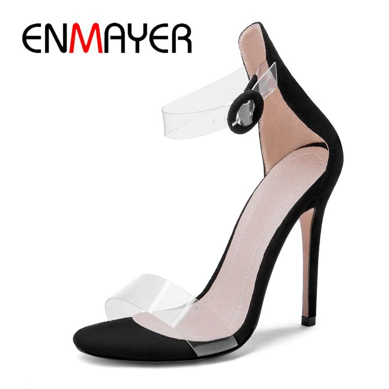 ENMAYER New Arrival Basic Party Womens Shoes Open Toe Heels Solid Buckle Strap High Heel Sandals Size 34-45 LY1380
ENMAYER New Arrival Basic Party Womens Shoes Open Toe Heels Solid Buckle Strap High Heel Sandals Size 34-45 LY1380