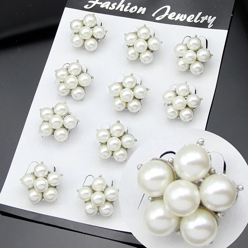 12Pcs/lot Small Imitation Pearl Brooches Wedding Bouquet Silver Flower Brooch Pins For Women Fashion Jewelry Dress Accessoris
12Pcs/lot Small Imitation Pearl Brooches Wedding Bouquet Silver Flower Brooch Pins For Women Fashion Jewelry Dress Accessoris