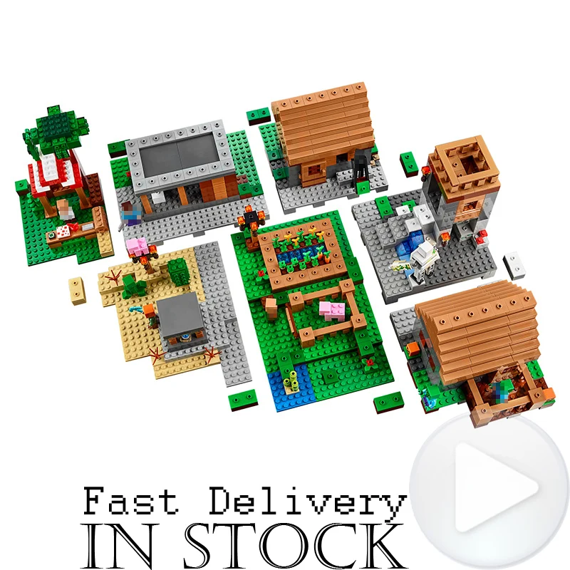 MineCraft Village Lepin 1600+pcs ENDERMAN Zombie Model Building Blocks Set compatibleingly 21128 My World DIY Toys For Kids
MineCraft Village Lepin 1600+pcs ENDERMAN Zombie Model Building Blocks Set compatibleingly 21128 My World DIY Toys For Kids