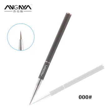 1PC ANGNYA Size 000# Professional Painting Nail Brush Black Metal Handle Nail Liner Brush For Salon Manicure Tips Tool
1PC ANGNYA Size 000# Professional Painting Nail Brush Black Metal Handle Nail Liner Brush For Salon Manicure Tips Tool