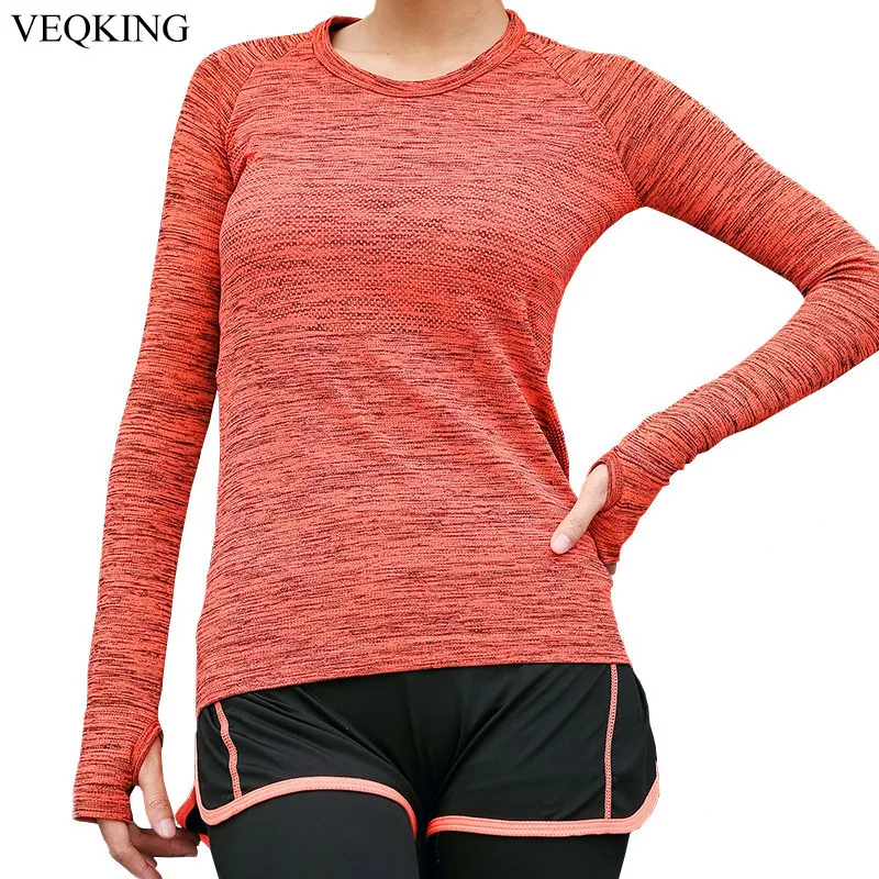VEQKING Yoga Shirts,Women's Long Sleeves Shirts Tops, Dry Quick Running Breathable Sportwear, Fitness Clothes Tops T-Shirt
VEQKING Yoga Shirts,Women's Long Sleeves Shirts Tops, Dry Quick Running Breathable Sportwear, Fitness Clothes Tops T-Shirt
