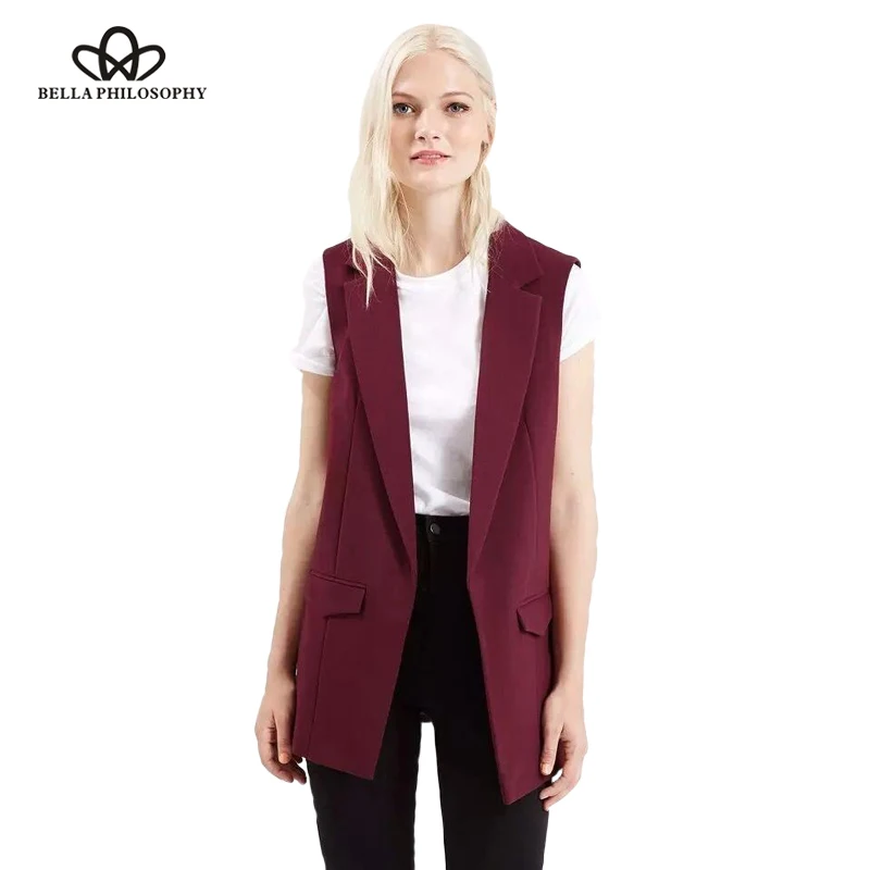 Wonder 2018 new fashion waistcoat women no button black jacket women sleeveless blazer jacket white casual outwear
Wonder 2018 new fashion waistcoat women no button black jacket women sleeveless blazer jacket white casual outwear