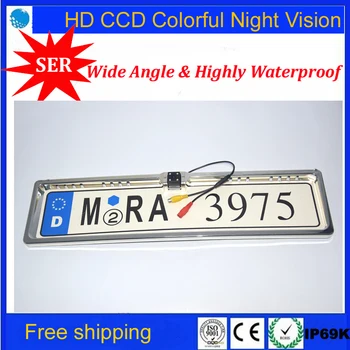 Hot Sell Car European license plate frame Rear View backup Camera HD CCD Car Rear View Camera For All Cars Factory Promotion
Hot Sell Car European license plate frame Rear View backup Camera HD CCD Car Rear View Camera For All Cars Factory Promotion