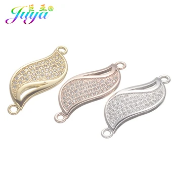 Cz Crystals Gold/Silver Color Leaf Connector Charm Accessories For Women Bracelets Pendant Neckalce Dangle Earrings DIY Making
Cz Crystals Gold/Silver Color Leaf Connector Charm Accessories For Women Bracelets Pendant Neckalce Dangle Earrings DIY Making