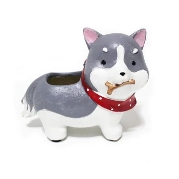 Animals Cartoon Resin Flowerpots Akita Husky Dachshund Planters Succulent Plants Dog Flower Pot Factory Wholesale /Drop Shipping
Animals Cartoon Resin Flowerpots Akita Husky Dachshund Planters Succulent Plants Dog Flower Pot Factory Wholesale /Drop Shipping