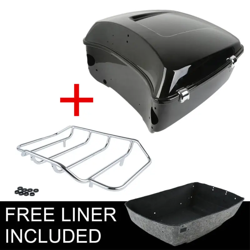 Мотоцикл King Tour Pack багажник верхняя стойка для Harley Touring моделей Road Electra Street Glide 14-19 |