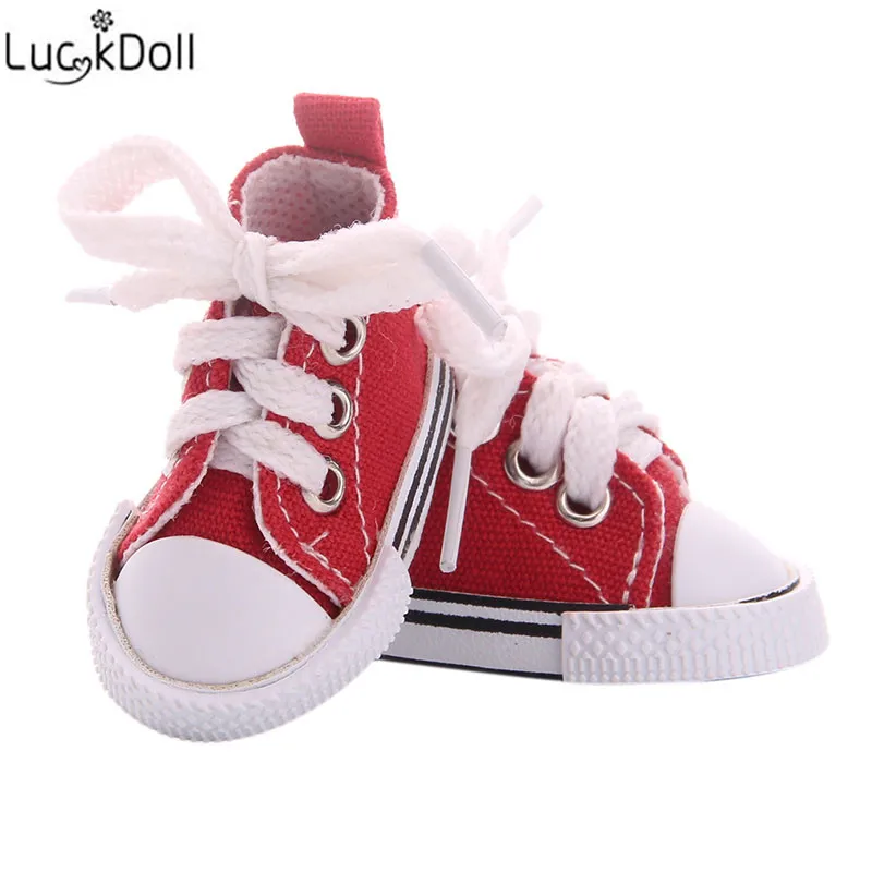 Парусиновая обувь LUCKDOLL 5 см подходит для шарнирных кукол одежда аксессуары
